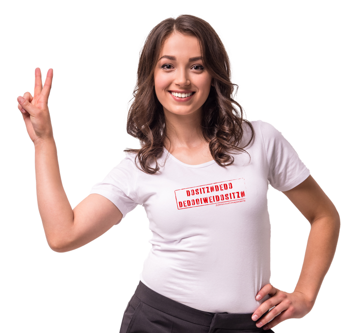 Dositzndedo #germannativesspeakers  - Damen Premiumshirt