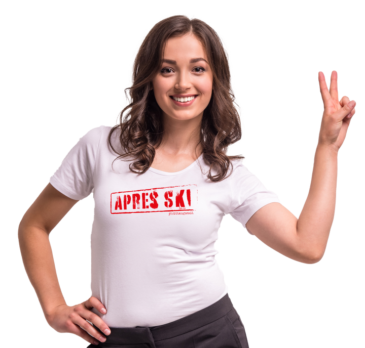 Après Ski #hüttengaudi  - Damen Premiumshirt